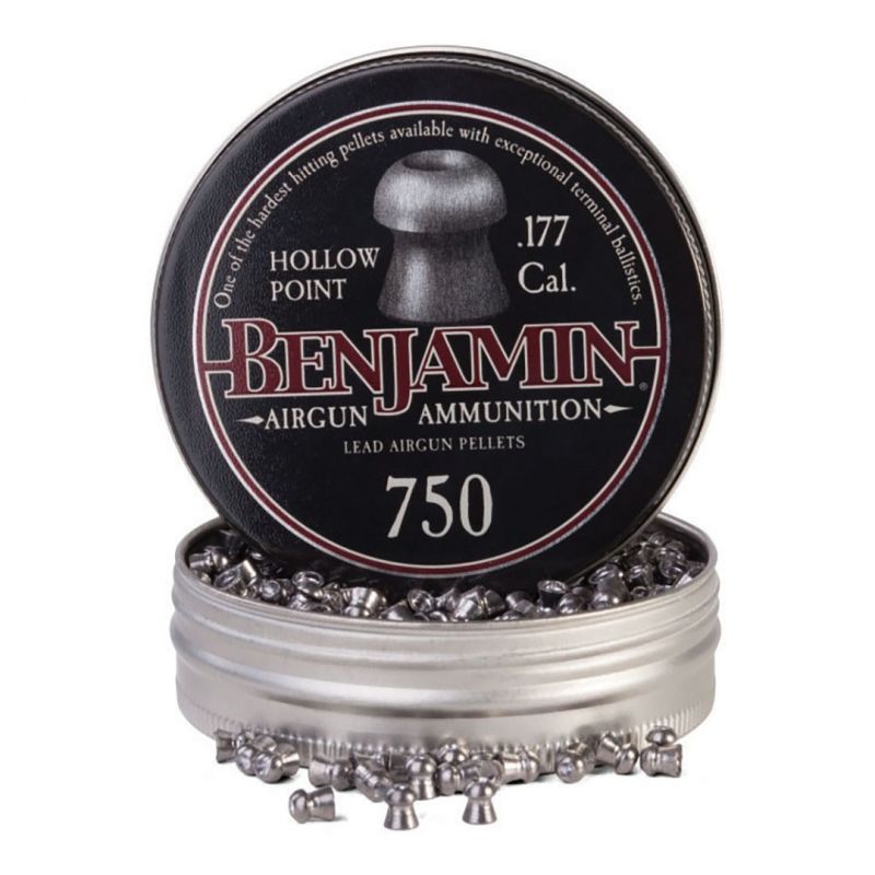 Benjamin .177Cal Hollow Point Lead Pellets – 7.9 Grain (750 Count)