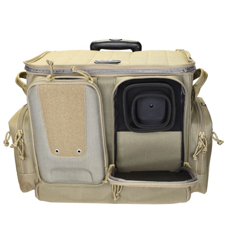 Gps Tactical Rolling Range Bag, Tan