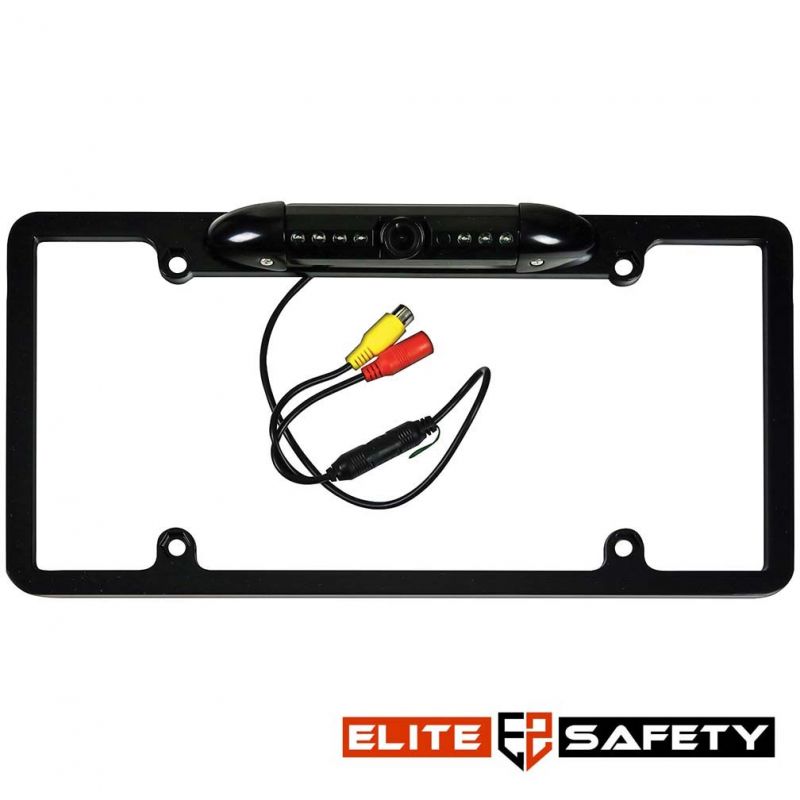 Buy Elite Safety Full Frame License Plate Camera Black Online High