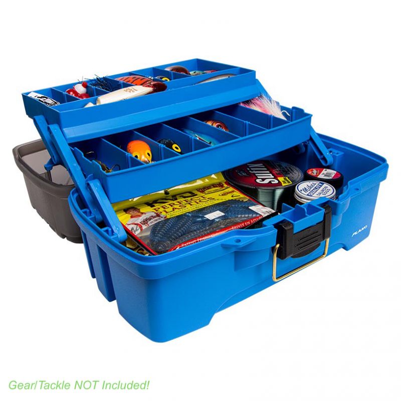 Plano 3 Tray Tackle Box – Bright Blue