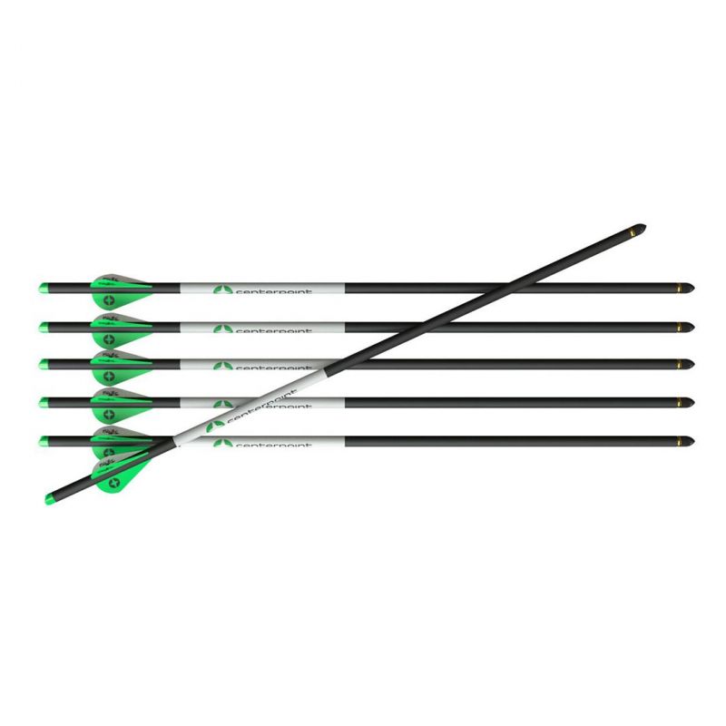 Centerpoint 20″ Carbon Crossbow Arrow .003, Pack Of 6