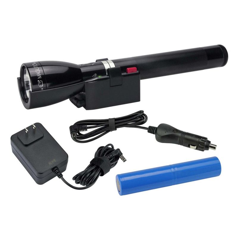 Maglite Led Fast-Rechargeable Flashlight, Black