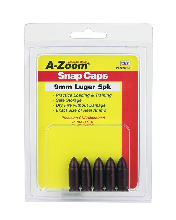 A-Zoom 9Mm Luger Snap Cap (5 Pack)