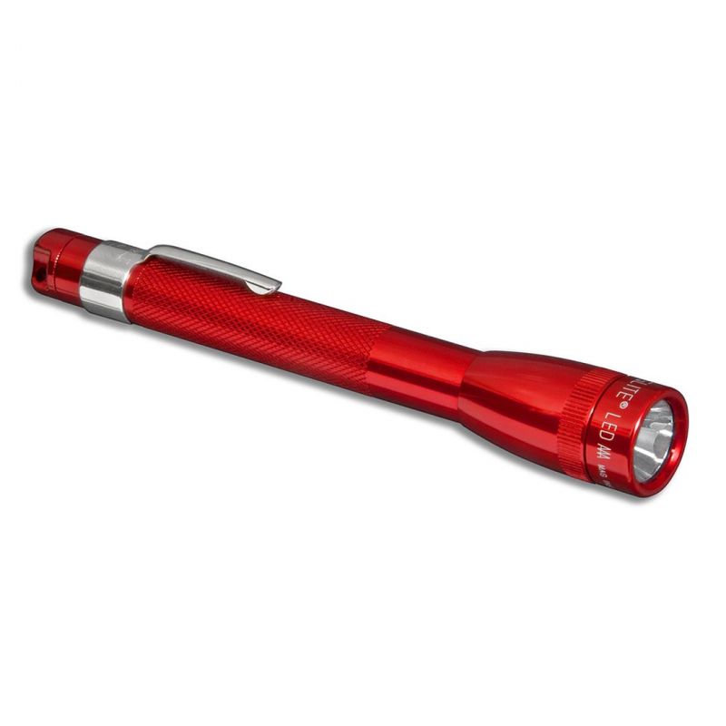 Maglite Led 2-Cell Aaa Mini Flashlight, Red