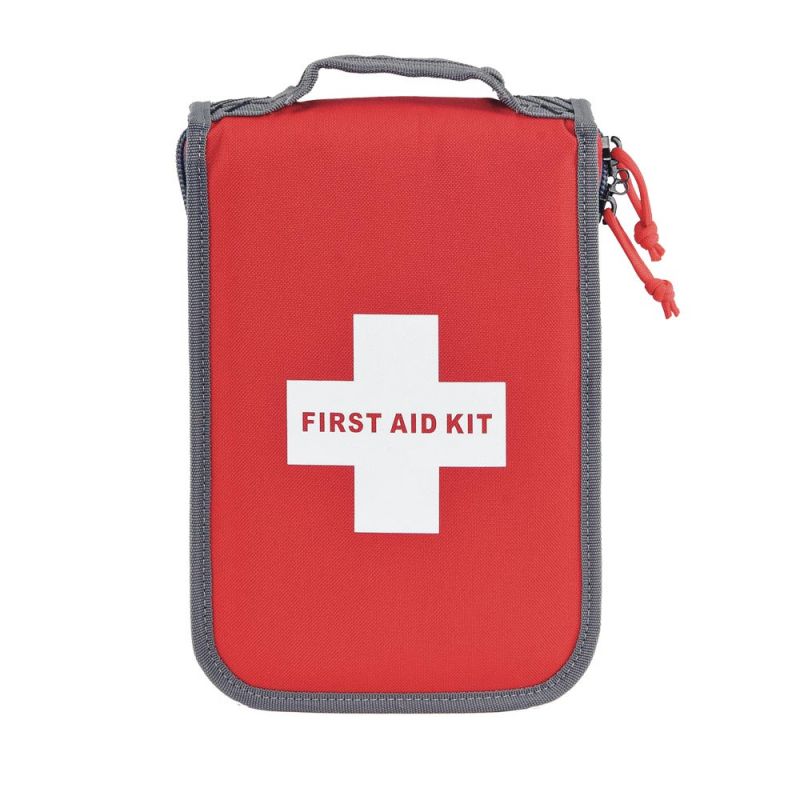 Gps Medium First Aid Kit With Pistol Storage, Red