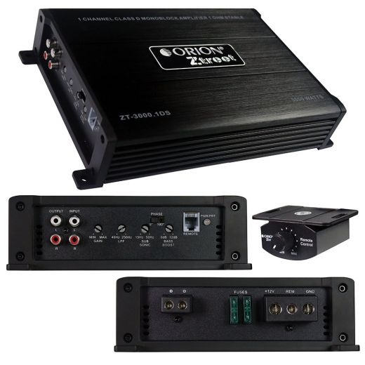 Orion Ztreet Monoblock Amplifier, 400W RMS/3000W Max