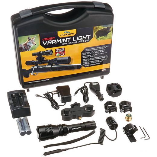 Cyclops Varmint Rechargeable Rail Mount Flashlight