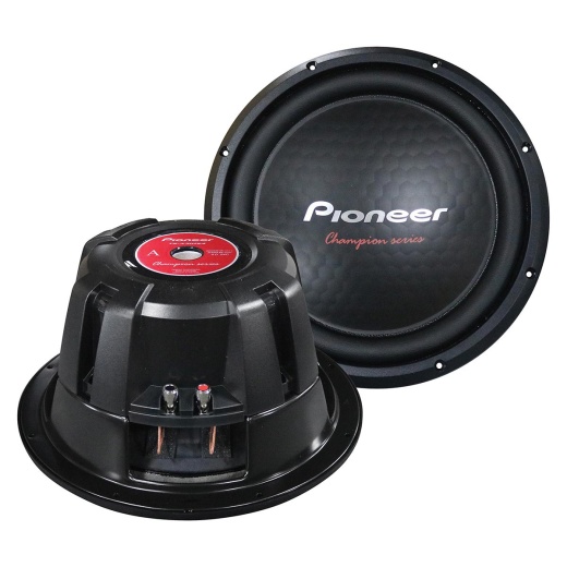 Pioneer 12" Woofer, 500W RMS/1600W Max, Single 4 Ohm Voice Coil