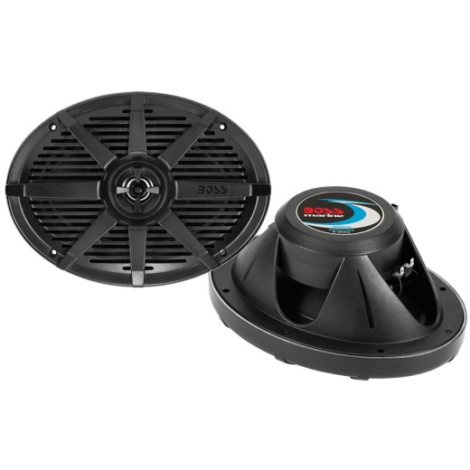 Boss 6x9 2-Way Coaxial Marine Speaker - 350W Black