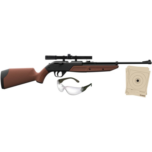 Crosman 760 Pumpmaster Pump .177Cal Bb/Pellet Air Rifle With Shooting Kit