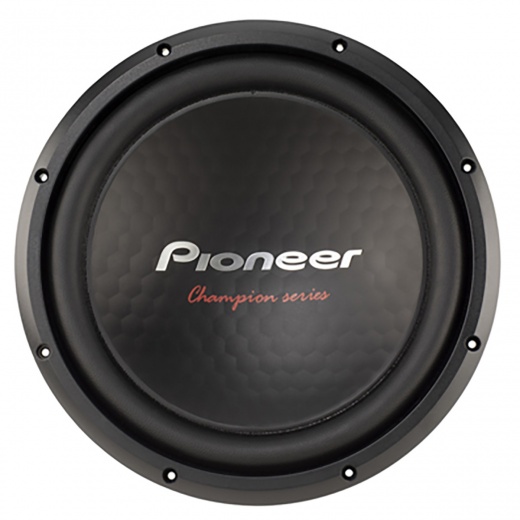 Pioneer 12" Woofer - 500W RMS/1600W Max, Dual 4 Ohm Voice Coils
