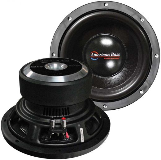 American Bass 10″ Woofer - 450W Rms/900W Max, Dual 4 Ohm Voice Coils
