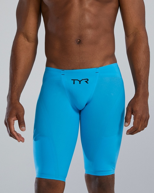 Tyr Men's Venzo™ Low Waist Jammer Swimsuit - Solid Non Pfas, 430 Brt Blue, 24