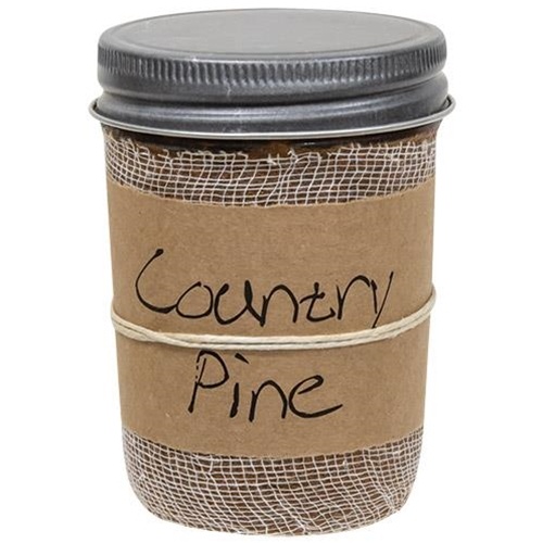 Country Pine Jar Candle, 8Oz - Rustic & Elegant Home Decor