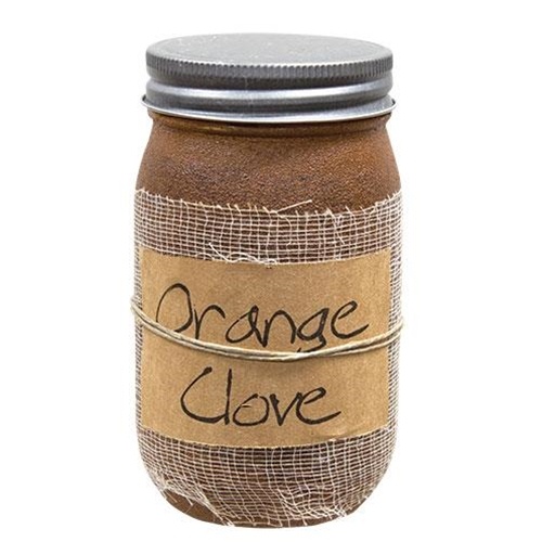 Orange Clove Jar Candle, 16Oz