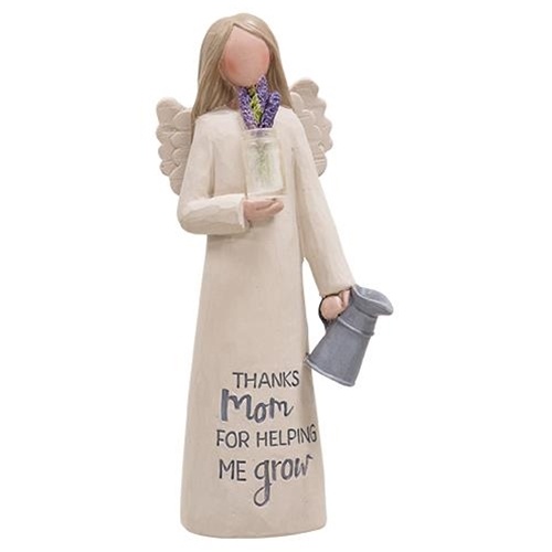 Mom Resin Angel W/ Flowers