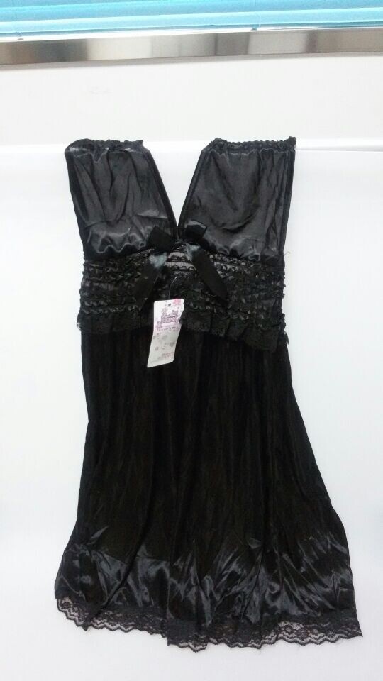 Baby-doll Lingerie Dentelle Noire Taille Unique - PureRomance - Neuf Avec étiquettes - Motif Floral