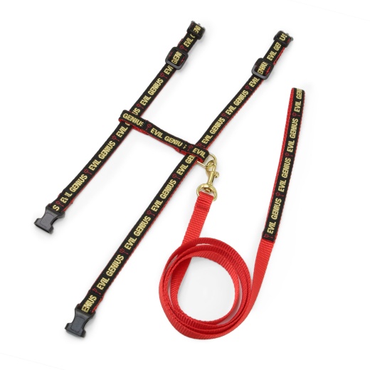Evil Genius Cat Harness Set by Up Country