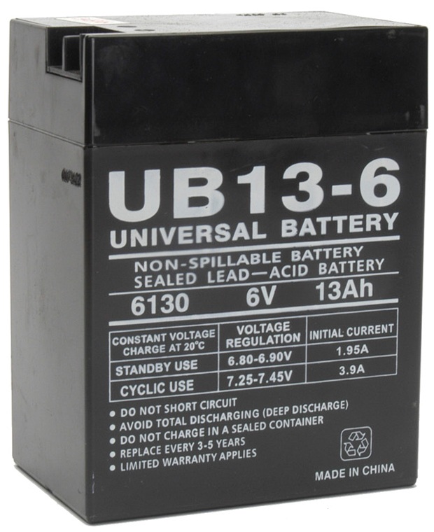 UPG 85931 UB650F Lantern Sealed Lead Acid Battery