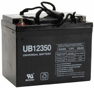 UPG Sealed Lead Acid AGM Battery, Model UB12350 (Group U1), 12V 35 AH