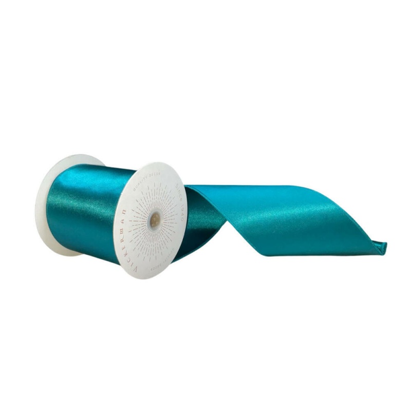 Sea Blue Satin Ribbon - Buy Online 4