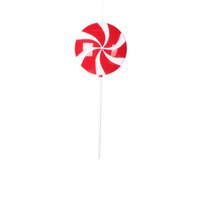 26" Red Flat Lollipop
