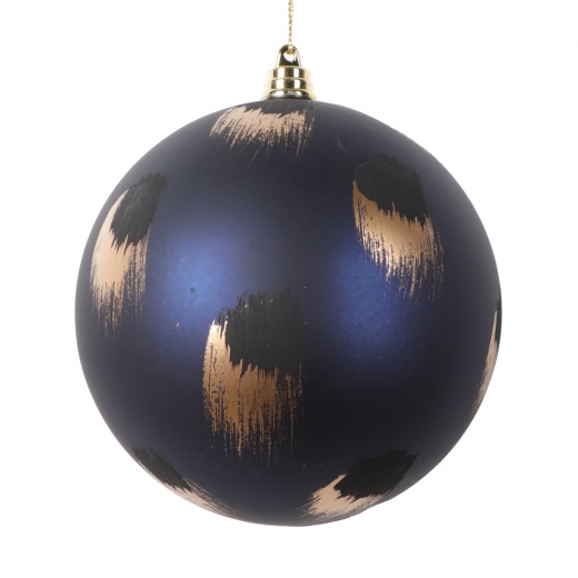 4.75" Mid Blue Brush Strokes Ball