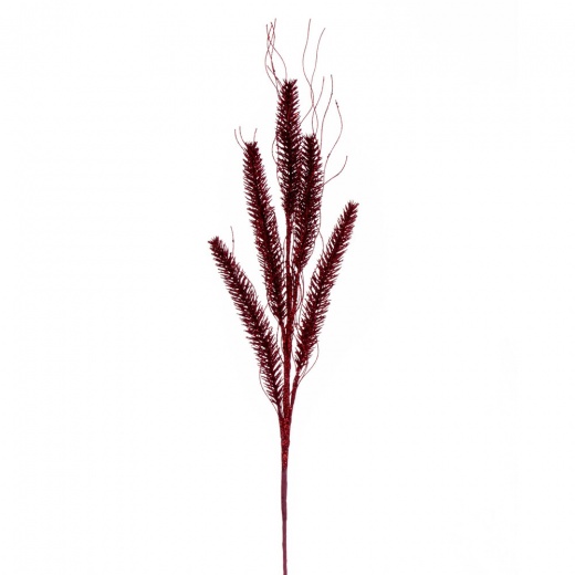 Vickerman 30" Red Wheat Glitter Spray