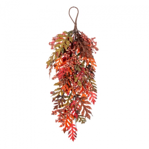 26" Oak Leaves/Acorn/Berry Teardrop
