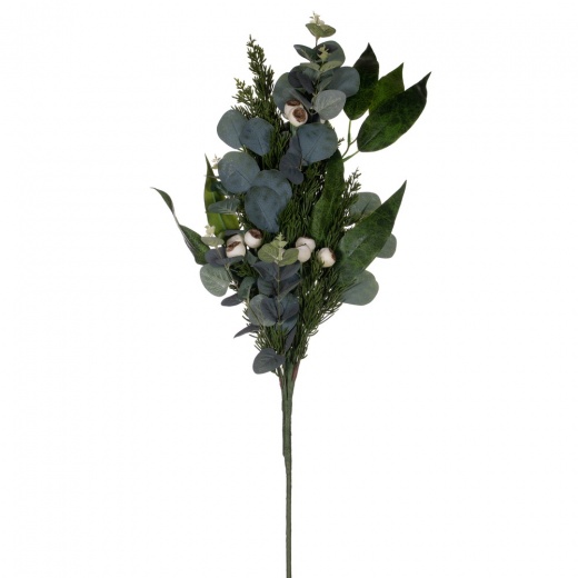 37" Green Eucalyptus Berry Spray