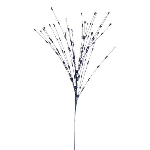 36" Midnight Blue Berry Glitr Spray from Vickerman