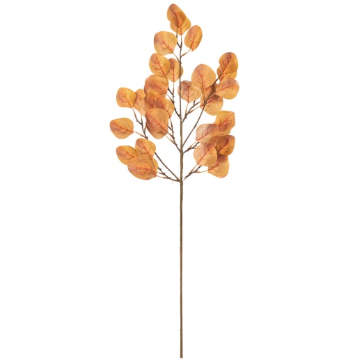 32" Autumn Orange Sd Eucalyptus Leaf 3/b