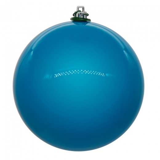 4.75 Turquoise Pearl Ball UV Drill Ornament