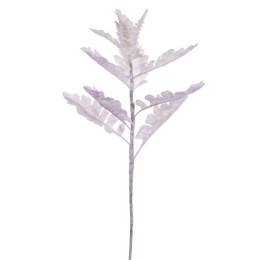 19" White Artificial Dusty Miller Snowy Spray