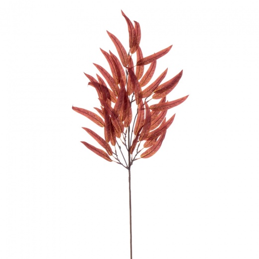 32" Dark Brown Eucalyptus Leaf Spray 2/b