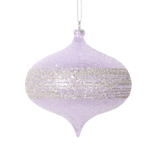 4" Light Purple Onion Ornament