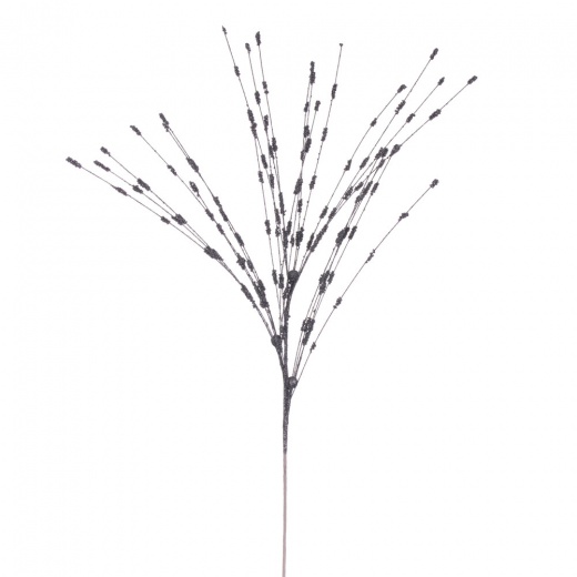 36" Pewter Berry Glitter Spray