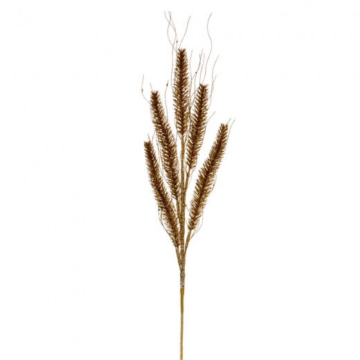 30" Gold Wheat Glitr Spray 6/Bg