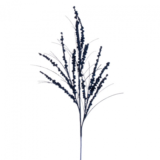 36" Mdnt Blue Berry Twig Gltr Spray 6/Bg
