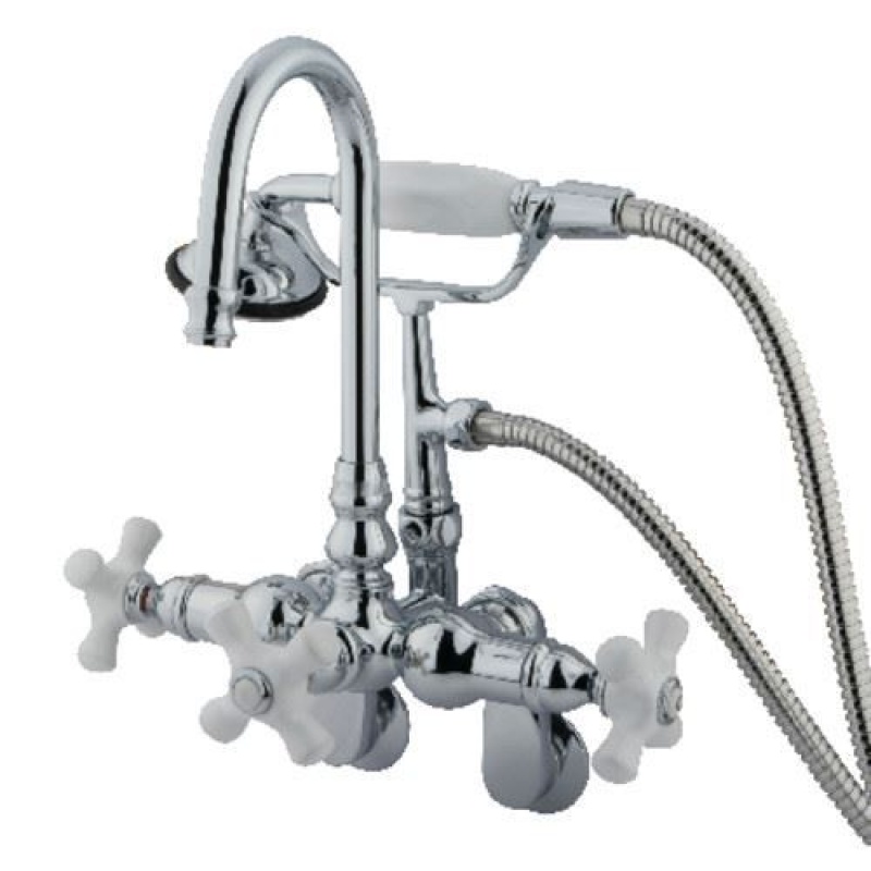 Restorers Vintage Clawfoot Tub Faucet & Hand Shower