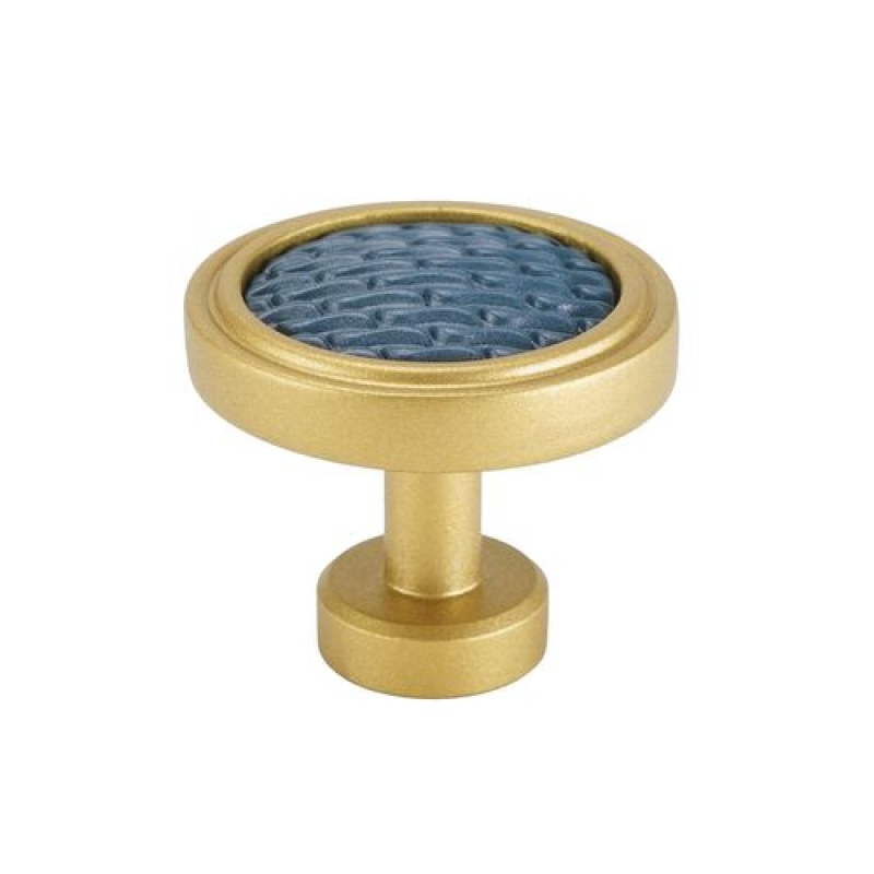 Carpe Diem Spectra Waves Gold and Blue Titanium Knob