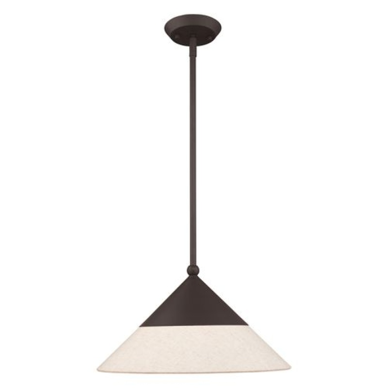Livex Lighting Stockholm 1-Light 15 Inch Single Pendant Light