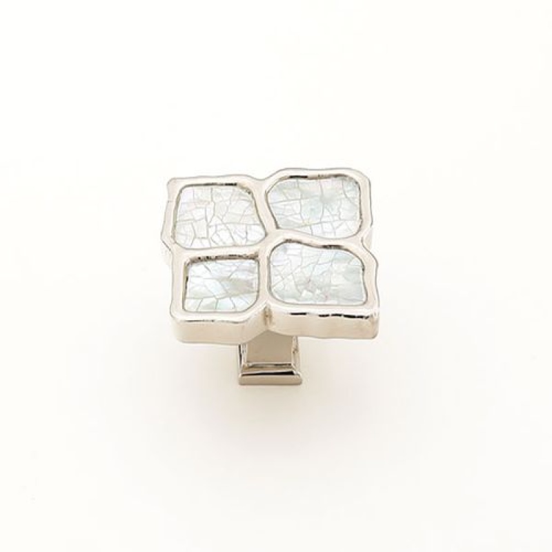 Schaub Mother Of Pearl Square Cabinet Knob