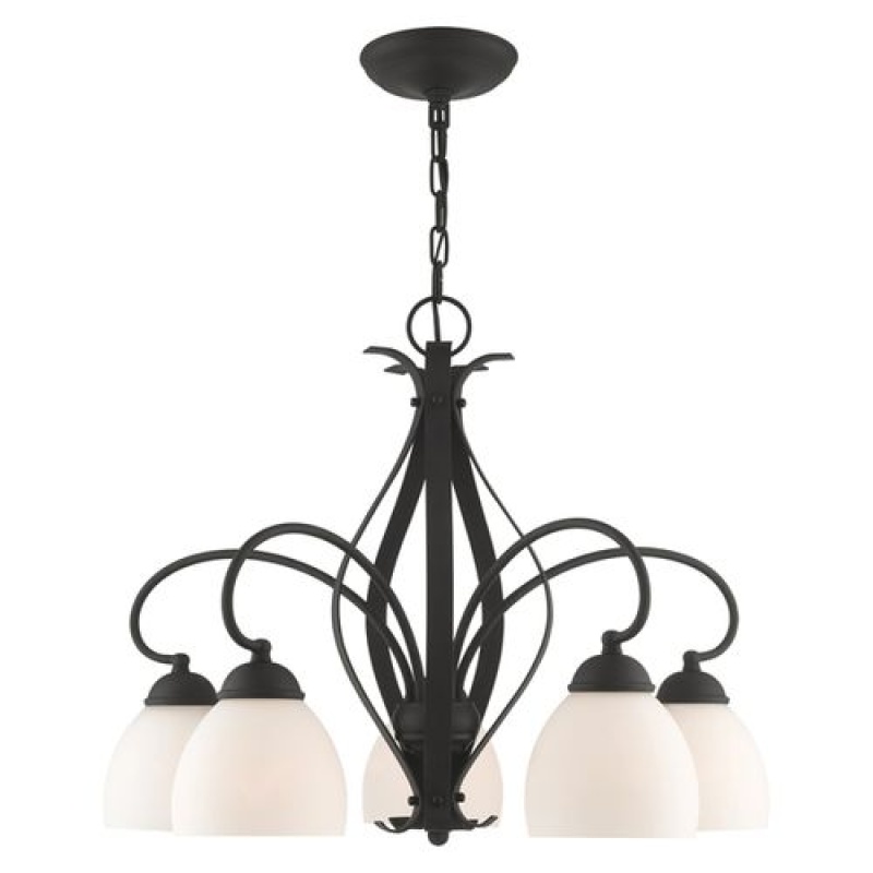 Livex Lighting Brookside 5-Light 26 Inch Chandelier