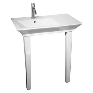 Barclay Opulence Console Bath Sink With White Legs