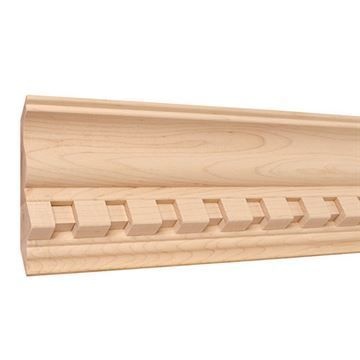 Legacy Heritage 5 1/2 Inch Dentil Crown Molding - 3 Pack