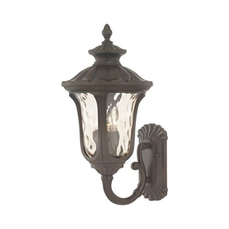 Livex Lighting Oxford 3-Light Large Up Outdoor Wall Lantern