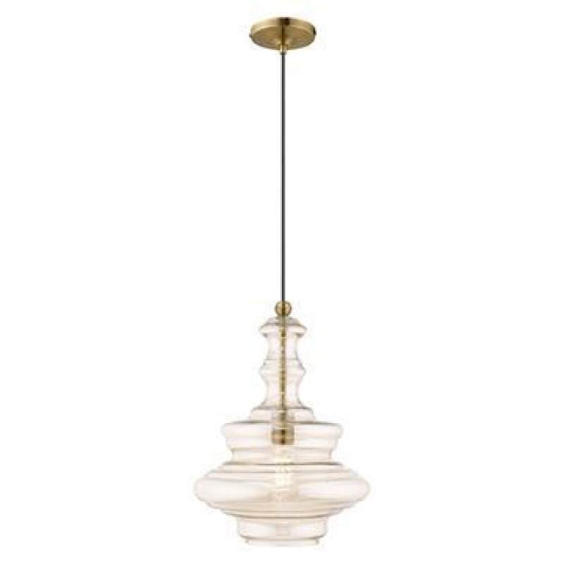 Livex Lighting 41224 Art Glass Pendant Light