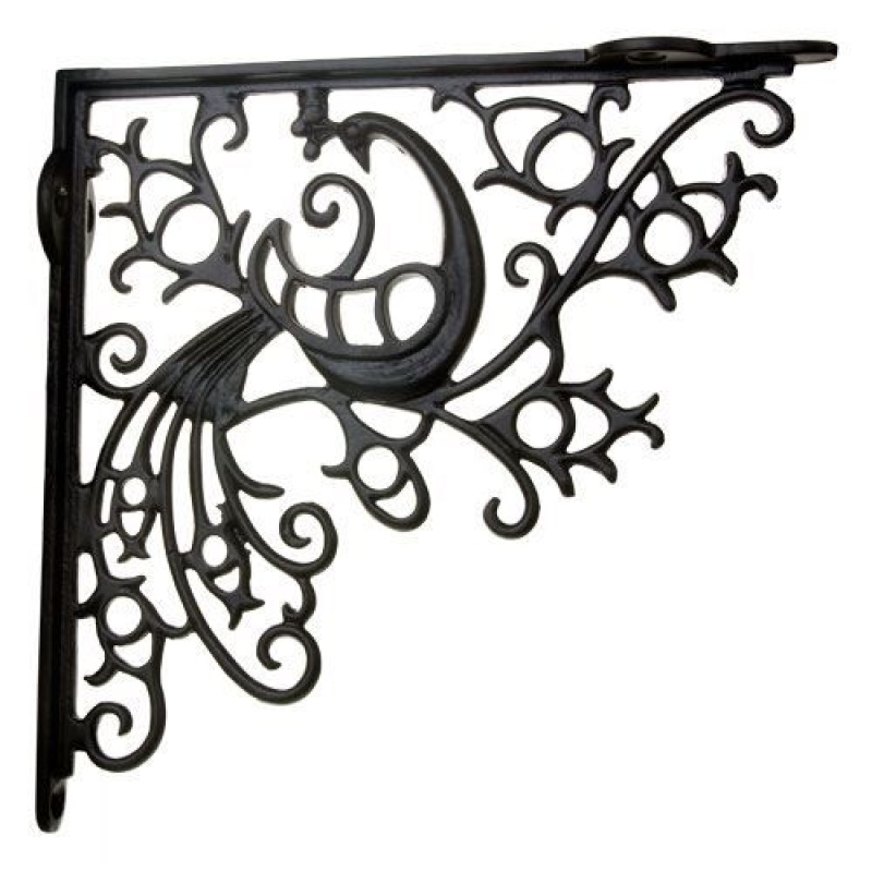 Restorers Peacock 8 X 8 Cast Iron Shelf Bracket