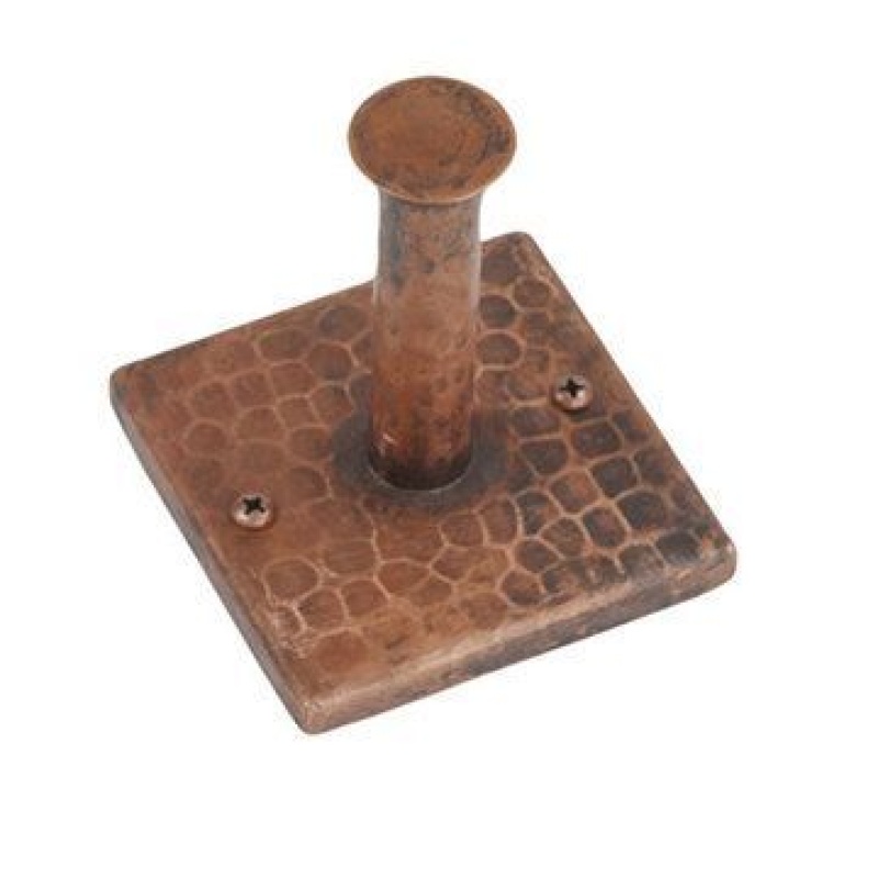 Premier Copper Hand Hammered Copper Single Robe Hook